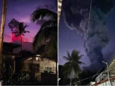 Filippine, erutta il vulcano Kanlaon: nube di cenere di 5 km nel cielo – Video