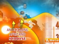 Giorni contati per il maltempo, in arrivo il caldo dell’anticiclone Africano Scipione