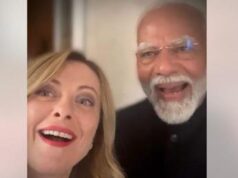 “Hello from the Melodi team”: la gag di Meloni e Modi al G7 – Video