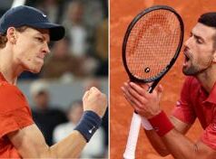 Sinner nuovo numero 1 del mondo, Djokovic si ritira dal Roland Garros