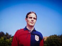 Il Cagliari piange la scomparsa di Niccolai, difensore dello scudetto del 1970