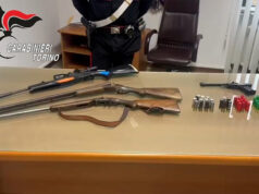 Cacciatore fermato con armi illegali a Levone: arrestato cacciatore levone