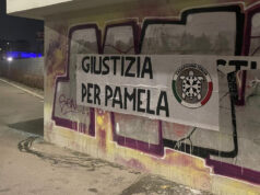Giustizia per Pamela Mastropietro: lo striscione di CasaPound giustizia pamela mastropietro torino