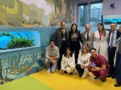 All’Ismett acquario terapia per i piccoli pazienti
