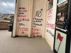 “Giorgia nel fosso”, scritte contro Meloni sui muri del teatro di Ozieri