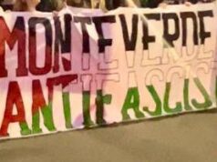 Roma, manifestazione antifascista a Monteverde