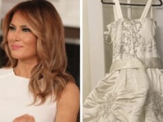 Usa, il mistero dell’abito da sposa di Melania Trump in vendita su eBay