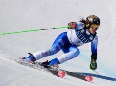 Brignone, paura ai campionati di gigante: cade e viene portata via in elicottero