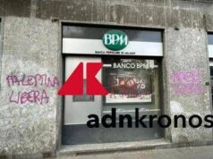 Corteo Pro Pal a Milano, scritta choc ‘Spara a Giorgia’ su filiale banca