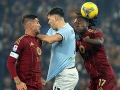 Derby Lazio-Roma 1-1, Soulé risponde a Romagnoli