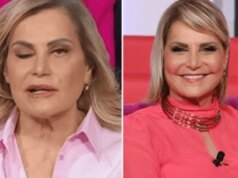 Simona Ventura, un anno dalla paresi facciale: “Non lo dimenticherò mai”. Il sostegno di Terzi