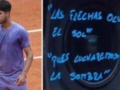 Alcaraz vince agli Internazionali. Poi cita ‘300’ sulla telecamera