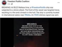 Attacco di droni, colpita nave con aiuti umanitari per Gaza: doveva imbarcarsi anche Greta Thunberg – Video