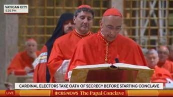 Conclave 2025, arriva la prima gaffe tv: il video