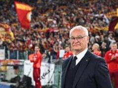 ‘Grande condottiero, romanista vero’: Ranieri, omaggio da brividi dell’Olimpico – Video