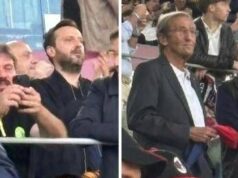 Milan-Bologna, Cesare Cremonini e Gianfranco Fini all’Olimpico: tifosi rossoblu doc per la finale