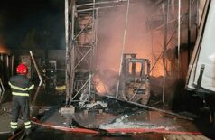 Palermo, fiamme in impianto trattamento rifiuti