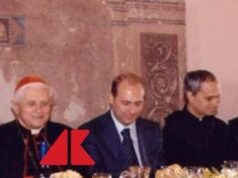 “Quel giorno a pranzo a Ostia con 2 Papi”, Bordoni (Lega) con Ratzinger e Prevost – Foto