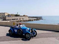 1000 miglia, rotta su Parma dopo accademia navale Livorno