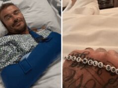 David Beckham ricoverato in ospedale, Victoria: “Guarisci presto papino”