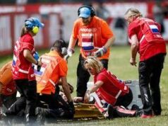 Moto3, paura ad Assen: brutto incidente per Lunetta, trasportato in ospedale