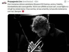 ‘Propaganda Live’, è morto il trombettista Giovanni Di Cosimo: aveva 61 anni