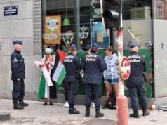 Protesta pro-Pal a Bruxelles, vernice contro negozi e tensioni con polizia