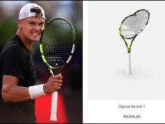 Rune, la strana idea sul web: racchette rotte vendute a… 6mila euro