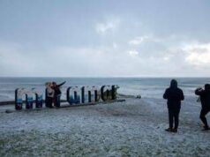 Argentina, ondata di gelo estremo: neve sulle spiagge e freddo come in Groenlandia
