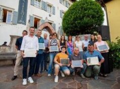 In Trentino 19 premiati per il 22° Concorso Vini Muller Thurgau