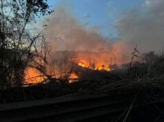 Incendio a Roma, strade chiuse tra Magliana e Fiumicino