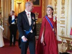 Kate accanto a Macron, ritorno al banchetto di Stato dopo due anni