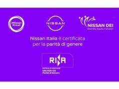 Nissan Italia ottiene la certificazione per la parità di genere