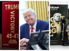 Trump lancia il ‘suo’ profumo Victory 45-47: quasi 250 dollari a boccetta
