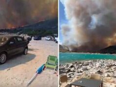 Villasimius, incendio oggi minaccia spiaggia: bagnanti in fuga