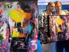 Bove gli regala un quadro, Cataldi si commuove: l’abbraccio che ‘batte’ il derby di Roma