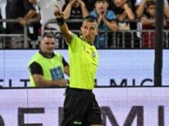 Lecce-Milan, gol annullato a Gabbia e annuncio dell’arbitro: “Spinta del difensore”