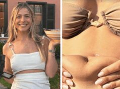 Ultimo, Jacqueline mostra la pancia a 8 mesi dal parto: “Amate il vostro corpo”