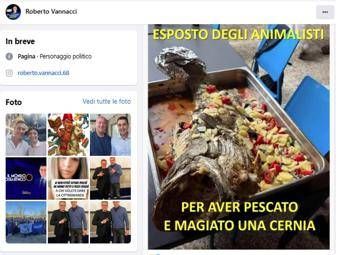 Vannacci posta foto cernia al forno: “Animalisti denunciatemi, l’ho anche mangiata”