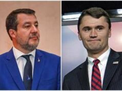 Ancona, Salvini sul palco ricorda la morte di Charlie Kirk: “Chiedo un minuto di silenzio”