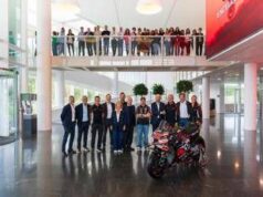 Aprilia Racing in visita a Brembo: eccellenza italiana a confronto alle porte di Misano