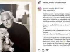 Armani, Benedusi: “Era come fotografare Dio, con lui finisce un mondo”