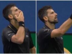Djokovic, show agli Us Open: pubblico fischia, lui vince il set e manda baci