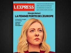 Giorgia Meloni sulla copertina del settimanale L’Express: “La donna forte d’Europa”
