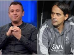 Inter, Cassano-show contro Inzaghi: “Allegri avrebbe vinto lo Scudetto ogni anno”
