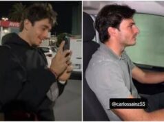 Leclerc, atterraggio d’emergenza dopo Baku. E lui affitta un van… con Sainz