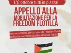 “L’8 ottobre tutti in piazza”, Freedom Flotilla invita a nuova mobilitazione
