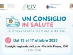 Nel Lazio torna un ‘Consiglio in Salute’, programma gratuito di prevenzione