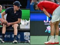 Sinner si ritira, Djokovic vomita in campo, per Musetti giocare è ‘come fare la doccia’. Il caldo colpisce tutti a Shanghai