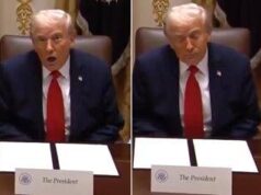 Trump e lo spavento alla Casa Bianca, cameraman urta specchio antico: “Stai attento!”